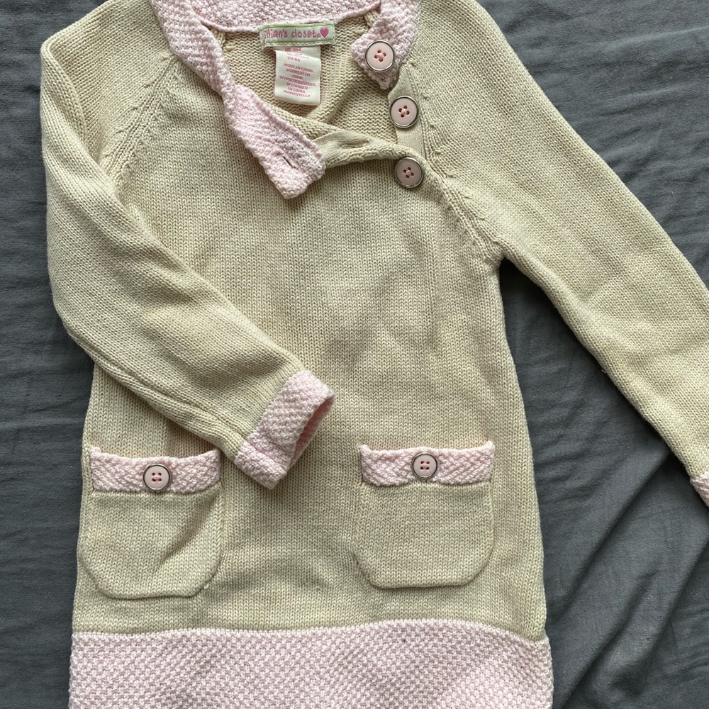 Kids long sweater dress